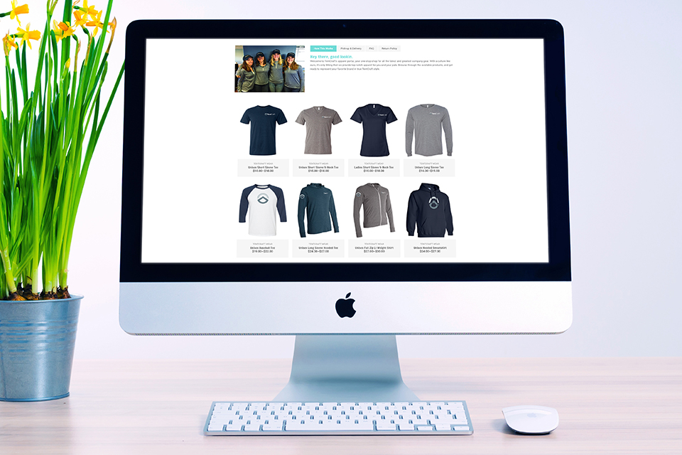 custom apparel store