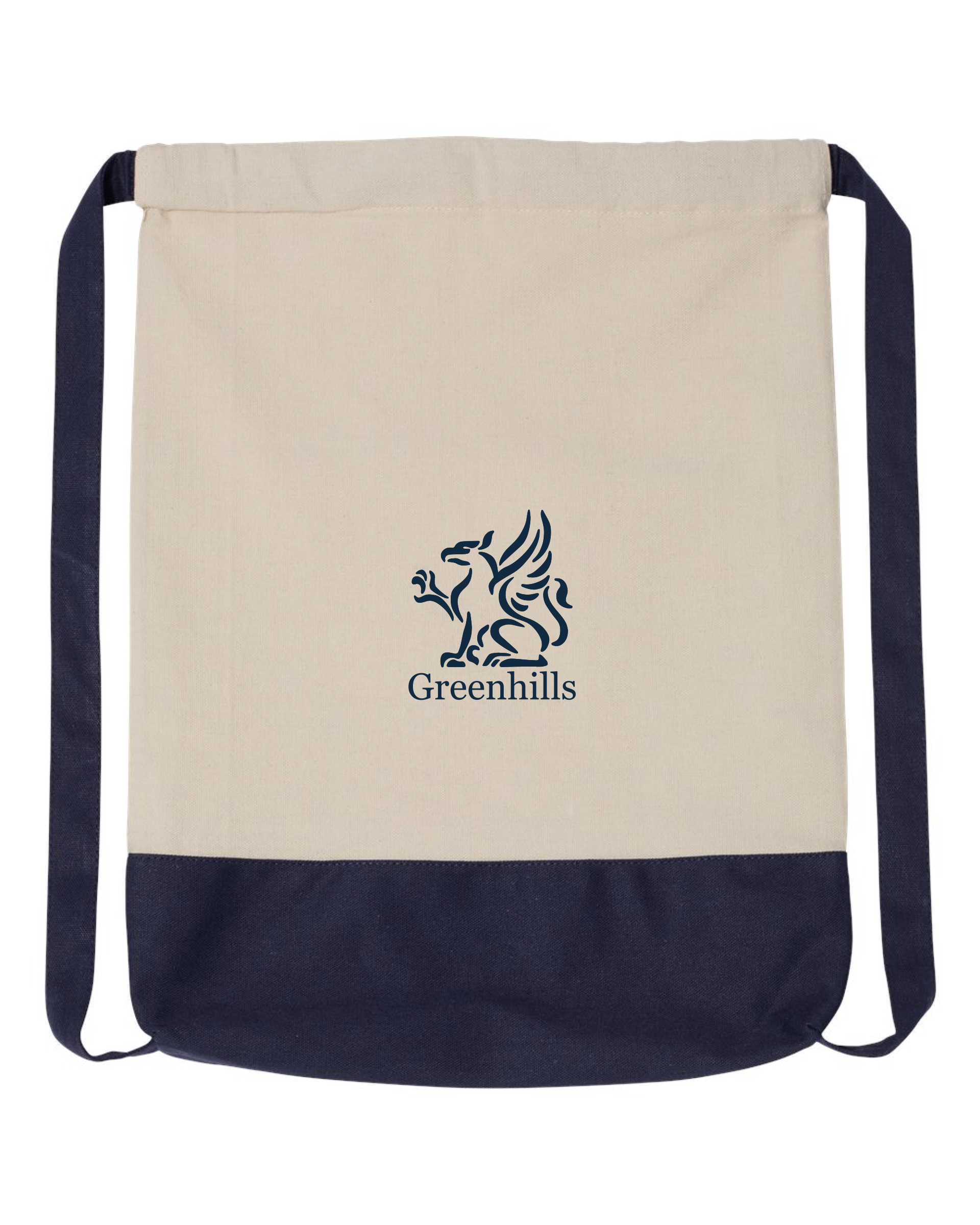 Canvas Drawstring Backpack Threads Custom Gear