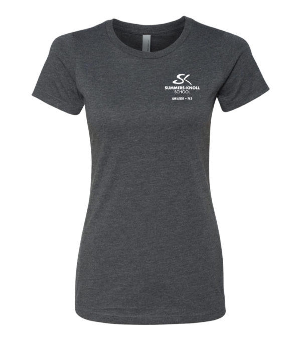 Ladies Premium Crew Neck Tee - Image 4