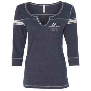 Ladies 3/4 Sleeve B-Ball Tee