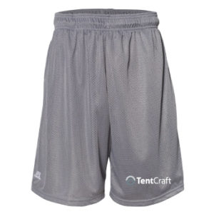 Unisex Polyester Tricot Mesh Shorts w/ Pockets