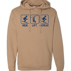 Ride Lift Repeat Hoodie