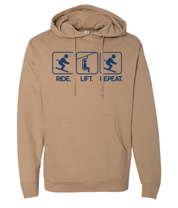 Ride Lift Repeat Hoodie