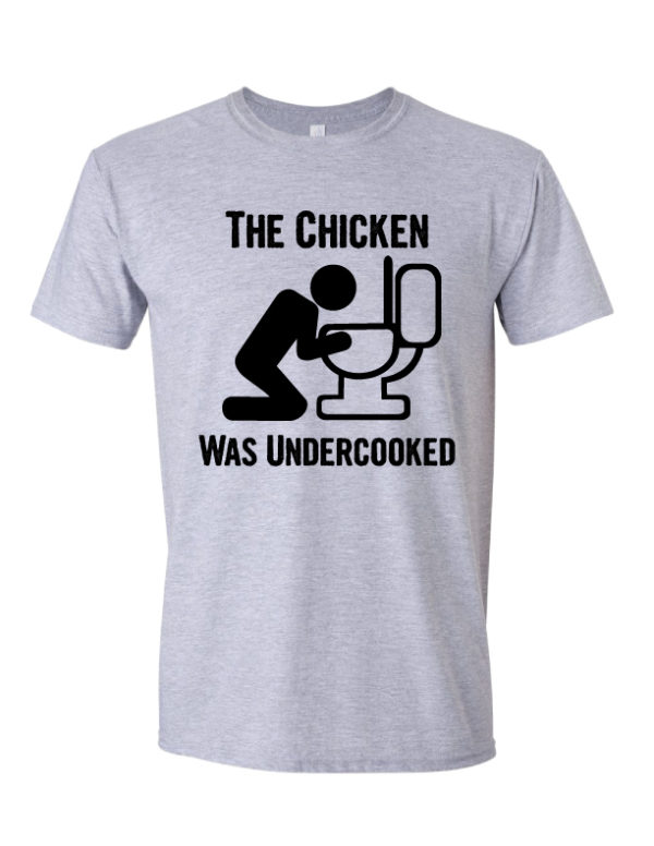PUKE! - The Chicken Was Undercooked T Shirt - Image 3