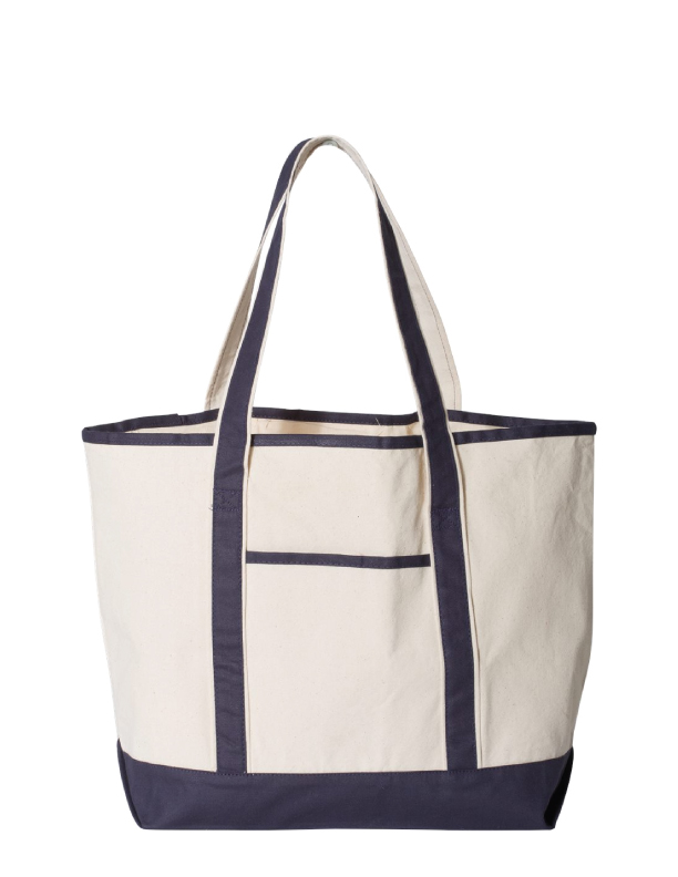 Large Canvas Deluxe Tote Bag [QTS-Q1500] - Threads Custom Gear