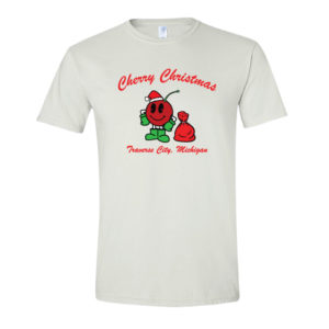 Cherry Christmas T Shirt - Traverse City Michigan