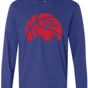Detroit Basketball Long Sleeve Tee