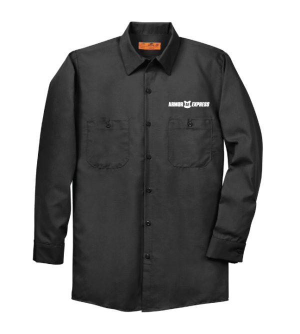 Unisex Long Sleeve Button Work Shirt [SP14]