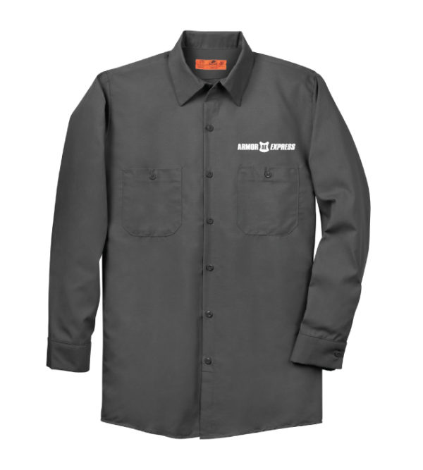 Unisex Long Sleeve Button Work Shirt [SP14] - Image 2