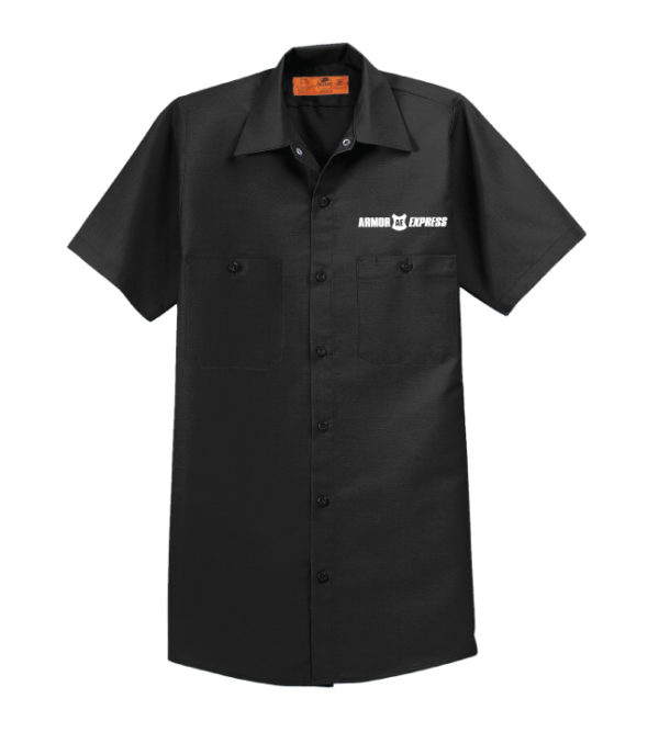 Unisex Short Sleeve Button Work Shirt [SP24]