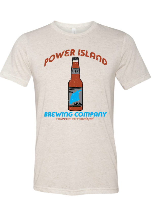 Power Island Brewing Co Triblend Tee - WEST BAY IPA