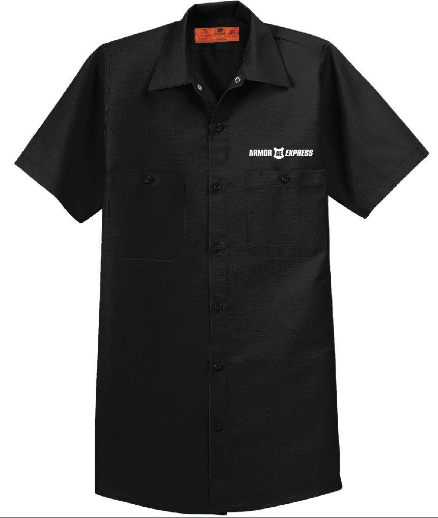 Short Sleeve Button Work Shirt Threads Custom Gear