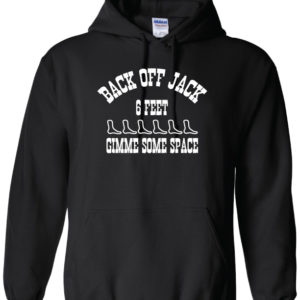 Back off Jack Hoodie Front and Back Print - Grocery Shopping Hoodie
