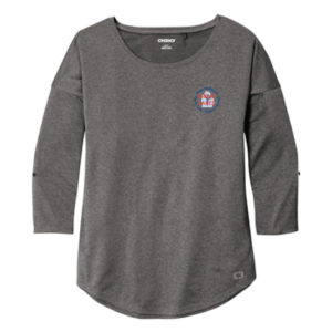 Scoop-Neck 3/4 Sleeve Shirt [LOG141]