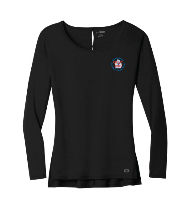 Women's Long Sleeve Tunic Top [LOG802]