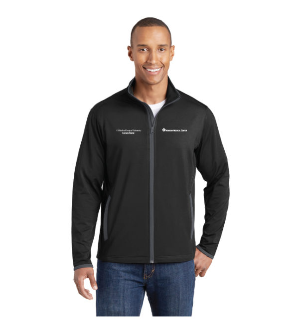 Men's Sport-Wick Contrast Full-Zip Jacket