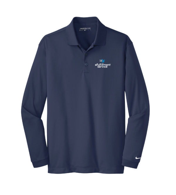 Men's Nike Dri-FIT Long Sleeve Polo [Nike 466364]