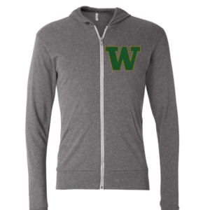 Unisex Triblend Lightweight Full Zip Hoodie [BC3939]