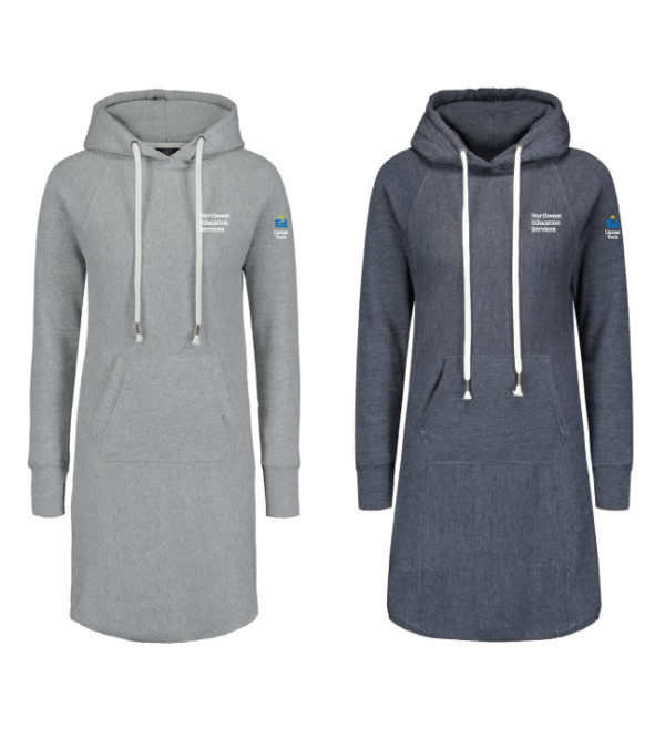 Women's Suzie Hooded Sweatshirt Dress [W2340|L#1|SLV]