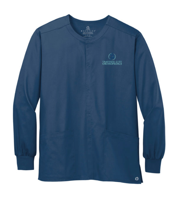 Women's Snap-Front Scrub Jacket [WW3080] - Image 3