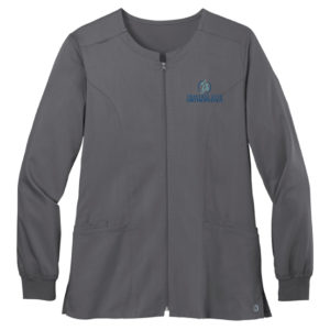 Women's ZIP-Front Scrub Jacket [WW4088]