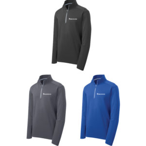 Men's Sport-Wick Textured Quarter Zip Pullover [ST860]