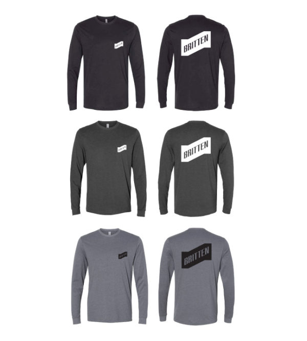 Unisex Britten Sueded Long Sleeve Crew - Britten [NL-6411]