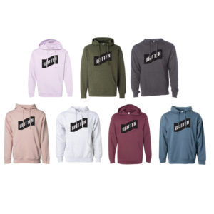 Midweight Hooded Sweatshirt: Britten Logo [SS4500]