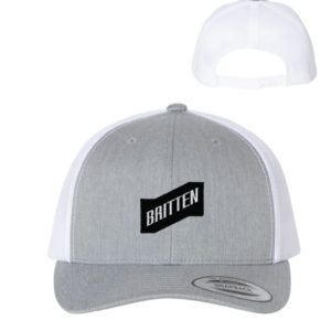 Adjustable Six-Panel Trucker Cap with Logo Embroidered Patch - Britten [YP6606]