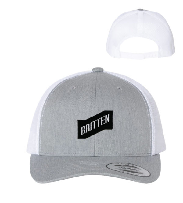 Adjustable Six-Panel Trucker Cap with Logo Embroidered Patch - Britten [YP6606]
