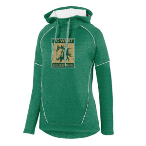 Ladies Zoe Tonal Heather Hoodie [AUG-5556]