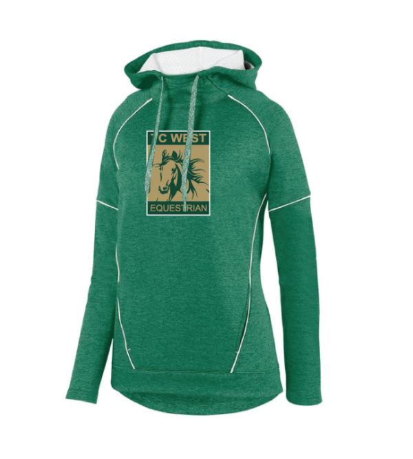 Ladies Zoe Tonal Heather Hoodie [AUG-5556]