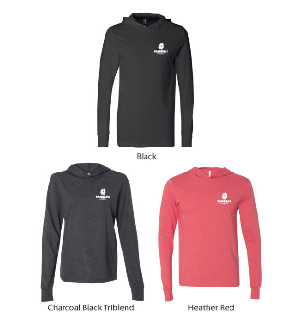 Unisex Hooded Long Sleeve [Pangea's Pizza] [BC3512] - Image 2
