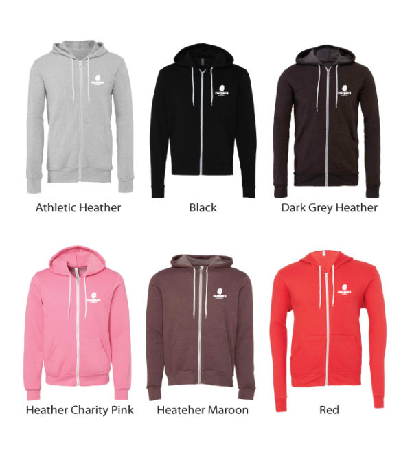 Unisex Sponge Fleece Full-Zip Hoodie [Pangea's Pizza] [BC3739] - Image 2