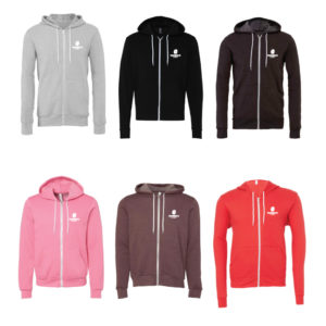 Unisex Sponge Fleece Full-Zip Hoodie [Pangea's Pizza] [BC3739]