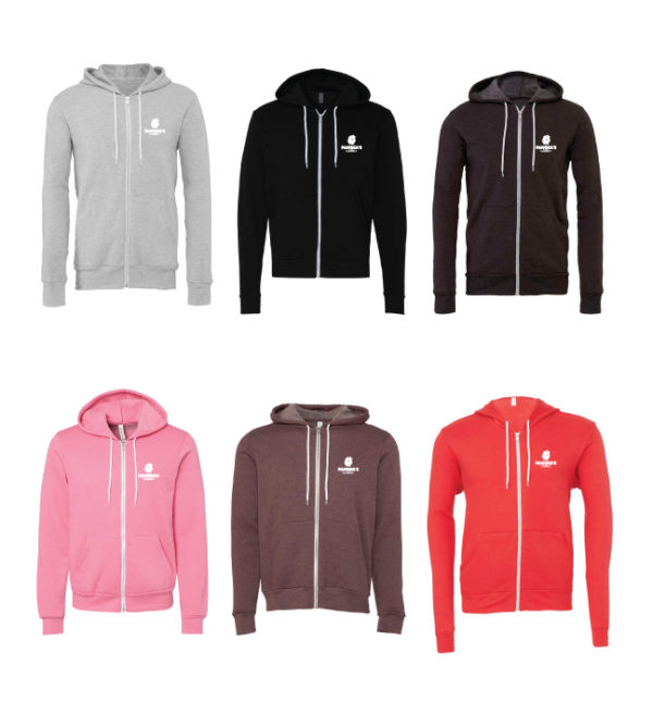 Unisex Sponge Fleece Full-Zip Hoodie [Pangea's Pizza] [BC3739]
