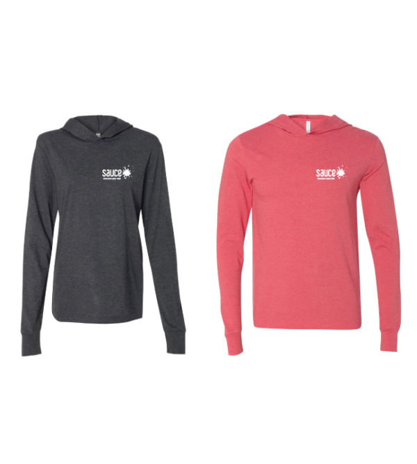 Unisex Jersey Hooded Long Sleeve Tee [Sauce] [BC3512]