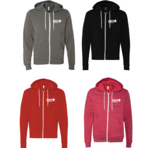 Unisex Sponge Fleece Full-Zip Hoodie [Sauce] [BC3739]