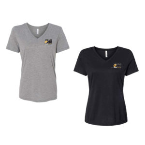 Women's Relaxed Short Sleeve V-Neck Tee [BC6415]