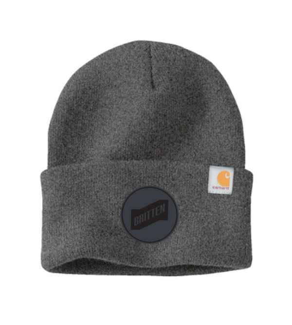 Carhartt Cuffed Beanie with PVC Patch - Britten [CT104597]
