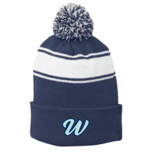Stripe Pom Pom Beanie [STC28]