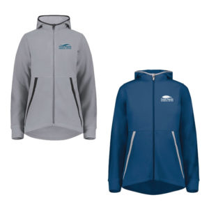 Women's Polar Fleece Hooded Full-Zip Jacket [AUG-6860]