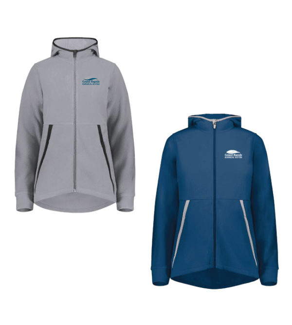 Women's Polar Fleece Hooded Full-Zip Jacket [AUG-6860]