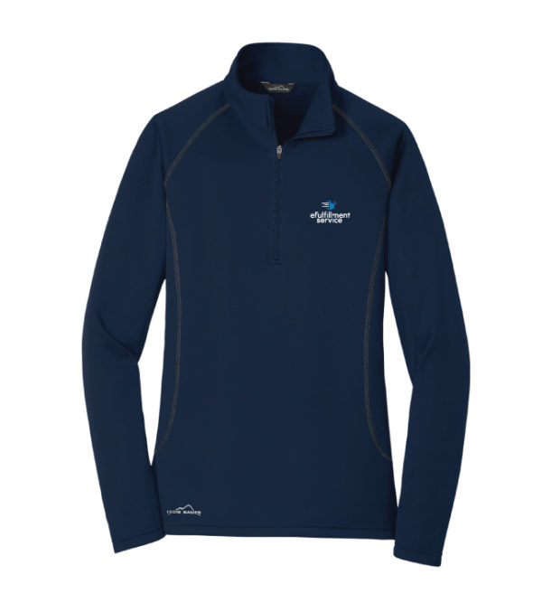 Ladies Smooth Fleece 1/2-Zip [EB237] - Image 3