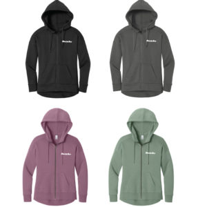 Women's Fleece Full-Zip Hoodie [DT1104]