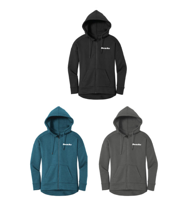 Women's Fleece Full-Zip Hoodie [DT1104]