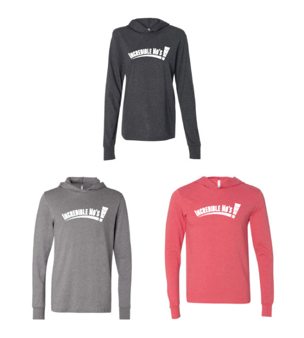 Unisex Jersey Hooded Long Sleeve Tee [Incredible Mo's] [BC3512]