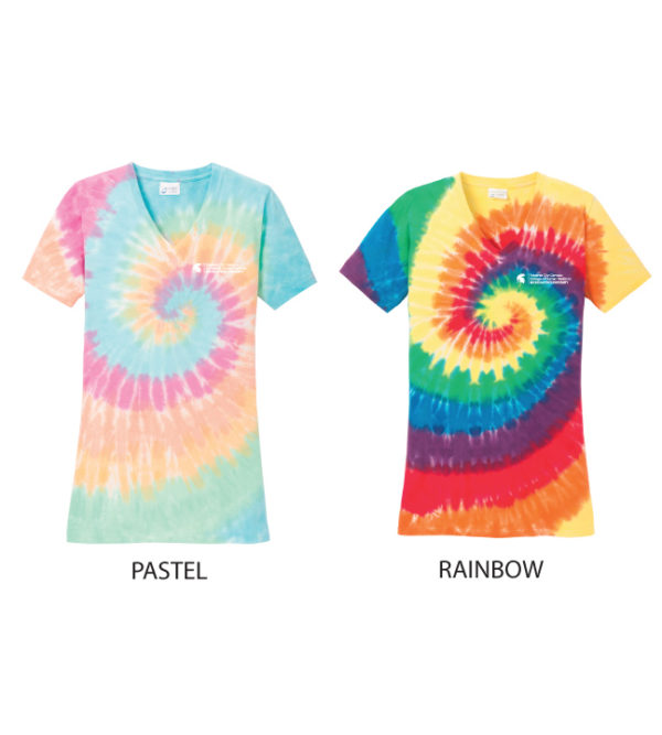 Ladies Tie-Dye V-Neck Tee [LPC147V]