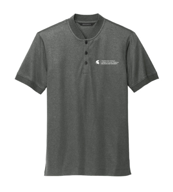 Unisex Stretch Pique Henley Shirt [MM1008]