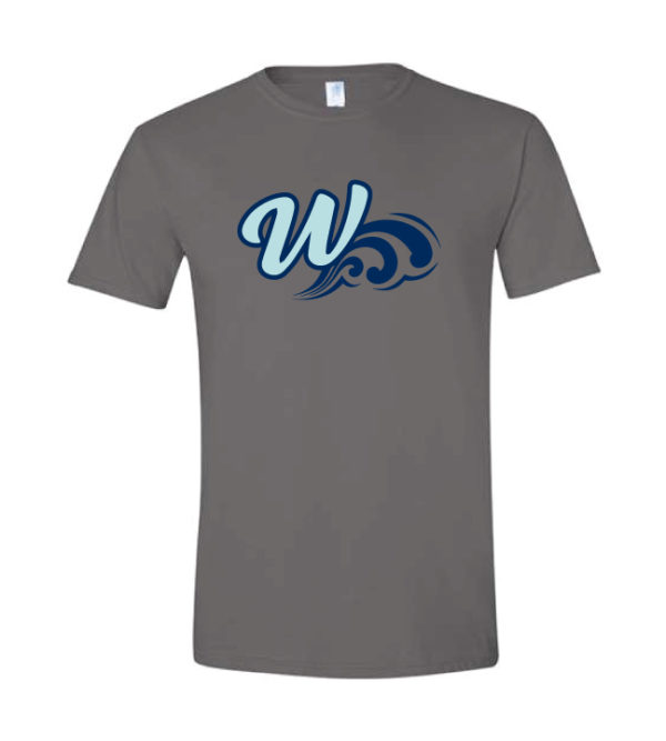 Adult Unisex Cotton "W/Wave" Tee [GIL-64000]